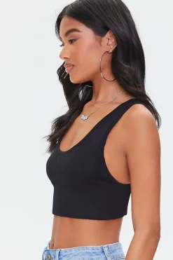 Ribbed Knit Crop Top