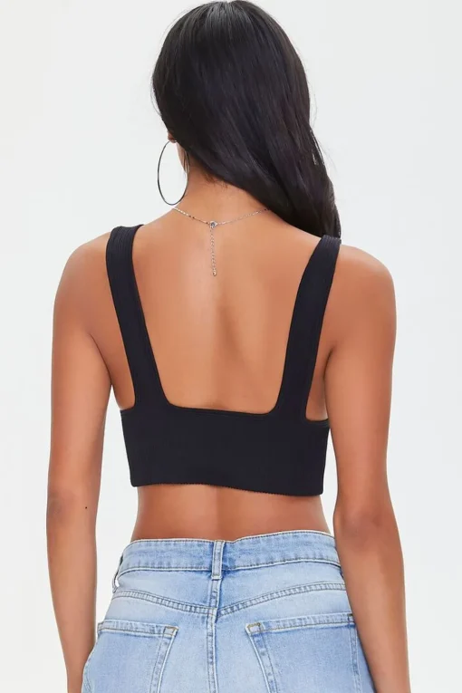 Ribbed Knit Crop Top