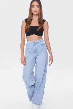 Ribbed Knit Crop Top