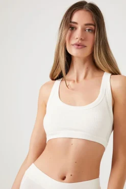 Ribbed Knit Lounge Crop Top