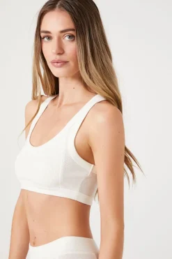 Ribbed Knit Lounge Crop Top