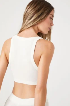 Ribbed Knit Lounge Crop Top