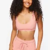 Ribbed Lettuce-Edge Lounge Shorts