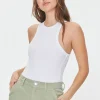 Ribbed Racerback Tank Bodysuit