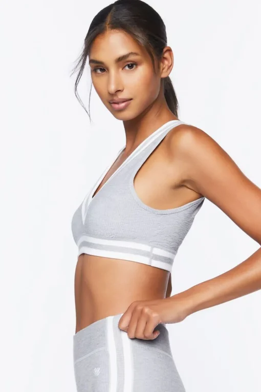 Ribbed Seamless Sports Bra