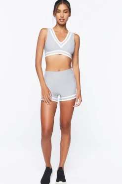 Ribbed Seamless Sports Bra