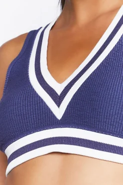 Ribbed Seamless Sports Bra