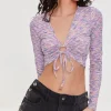 Ribbed Space Dye Crop Top
