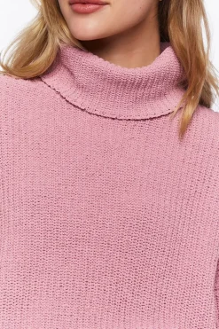 Ribbed Turtleneck Sweater