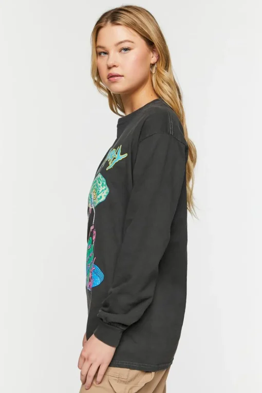 Rick And Morty Graphic Long-Sleeve Tee