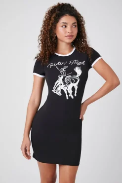 Ridin High Graphic Mini Dress