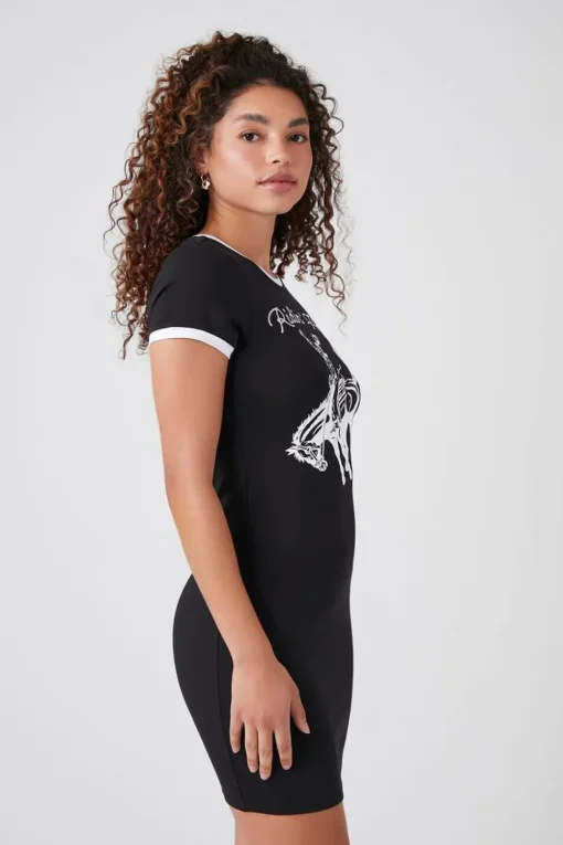 Ridin High Graphic Mini Dress
