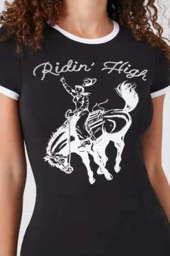 Ridin High Graphic Mini Dress