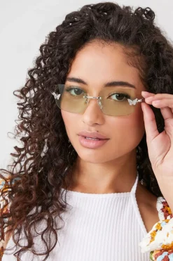Rimless Butterfly Sunglasses