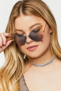 Rimless Butterfly Sunglasses