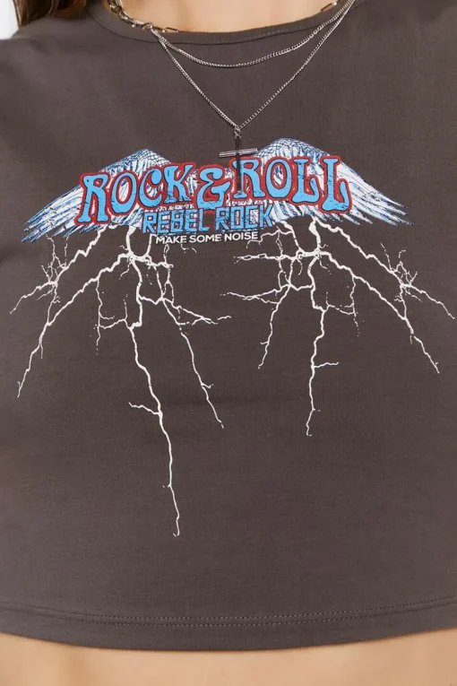 Rock & Roll Graphic Muscle Tee