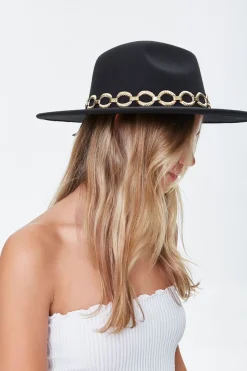 Rolo Chain-Trim Cowboy Hat