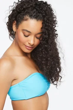 Ruched Bandeau Bikini Top