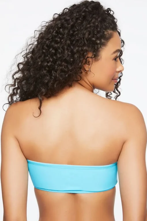 Ruched Bandeau Bikini Top