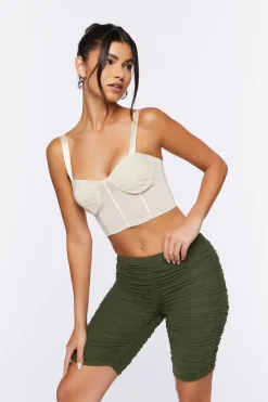 Ruched Biker Shorts