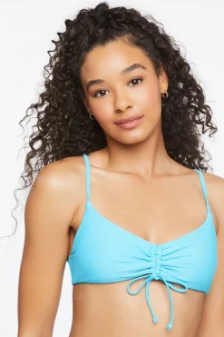 Ruched Bralette Bikini Top
