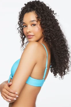 Ruched Bralette Bikini Top