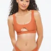 Ruched Brazilian Bikini Bottoms