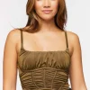 Ruched Cami Bodysuit