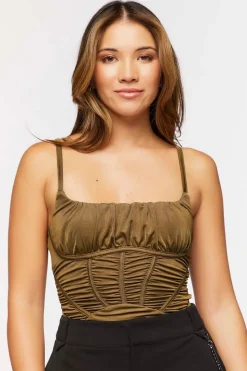 Ruched Cami Bodysuit