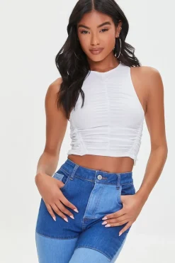 Ruched Crop Top