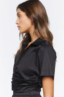 Ruched Crop Top