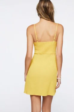 Ruched Cutout Mini Dress