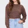 Ruched Drawstring Crop Top