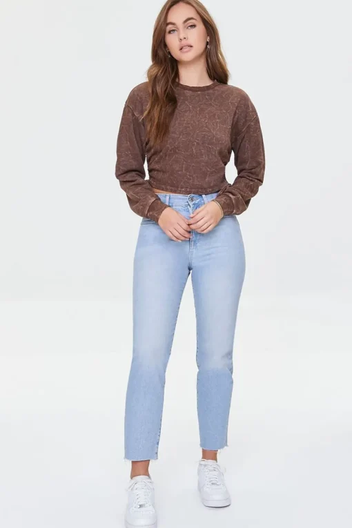 Ruched Drawstring Crop Top