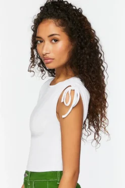 Ruched Drawstring Cropped Tank Top