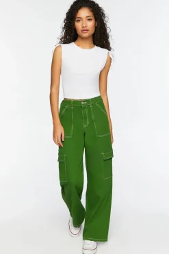 Ruched Drawstring Cropped Tank Top