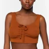 Ruched Drawstring Lounge Crop Top