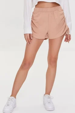 Ruched Drawstring Shorts