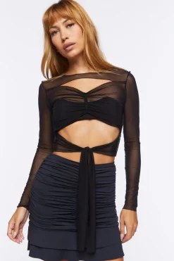 Ruched Mini Skirt