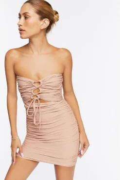 Ruched Mini Tube Dress