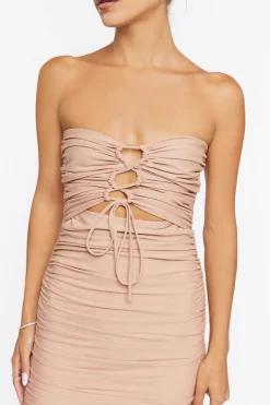 Ruched Mini Tube Dress