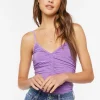 Ruched V-Neck Cami
