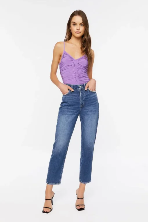 Ruched V-Neck Cami