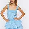 Ruffled Tiered Mini Dress