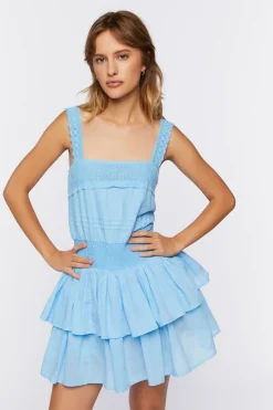 Ruffled Tiered Mini Dress