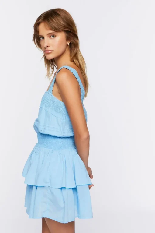 Ruffled Tiered Mini Dress