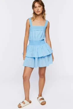 Ruffled Tiered Mini Dress