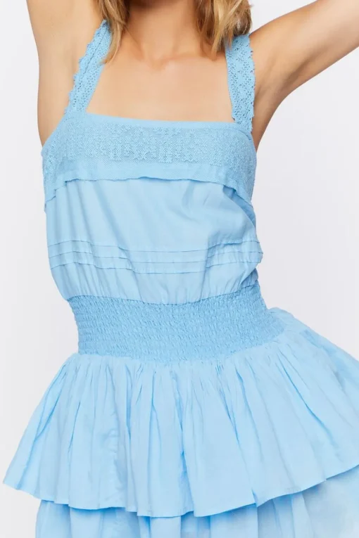 Ruffled Tiered Mini Dress