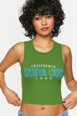 Santa Cruz Lace-Up Graphic Tank Top