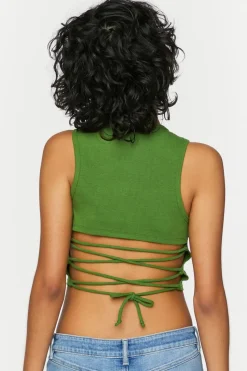 Santa Cruz Lace-Up Graphic Tank Top